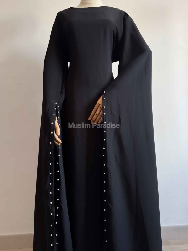 Abaya elegante para Eid y ocasiones especiales - Muslim Paradise