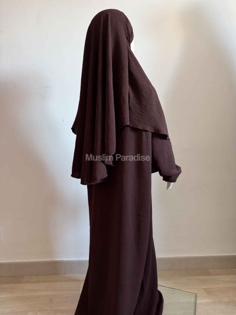 Conjunto de abaya y khimar para niños - Conjunto de oración para niños - Muslim Paradise
