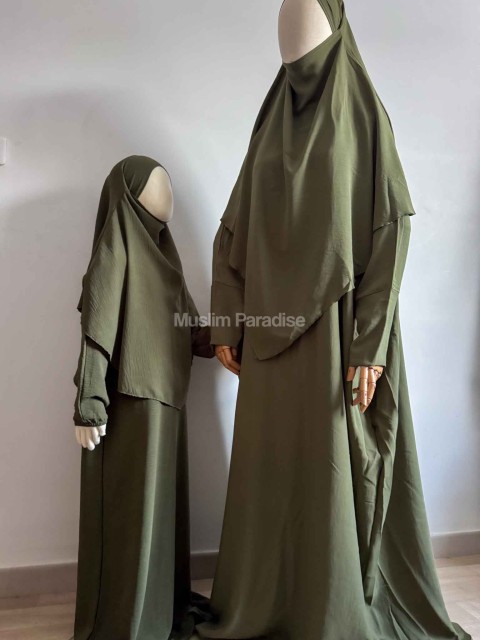 Lot Abaya Madre Hija Topo - Muslim Paradise