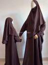 Conjunto de abaya y khimar para madre e hija - Muslim Paradise