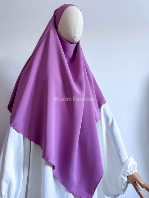 Khimar Soie de Medine pas cher - Khimar Simple mi long - Muslim Paradise