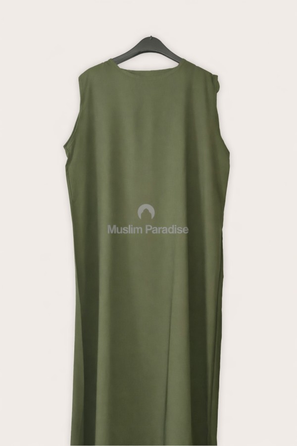 Bajo Abaya Manga corta - Seda Medina - Muslim Paradise