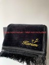 Alfombrilla de oración personalizada barata en español y árabe - Muslim Paradise