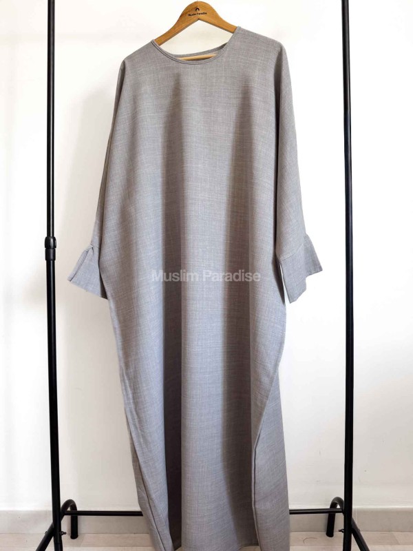 Abaya de lino - Abaya básica - Muslim Paradise