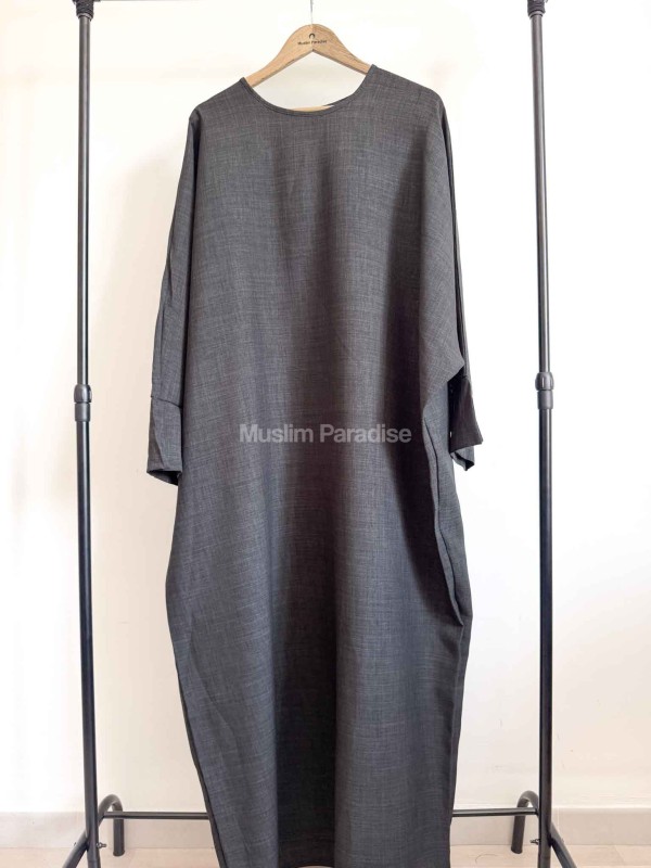Abaya de lino - Abaya básica - Muslim Paradise