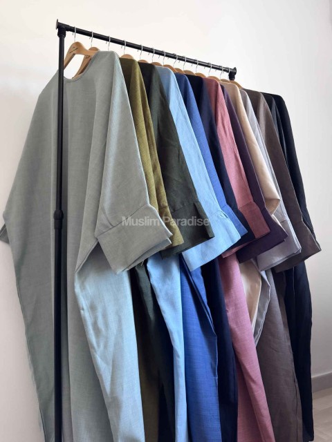 Abaya lin - Abaya basique - Muslim Paradise