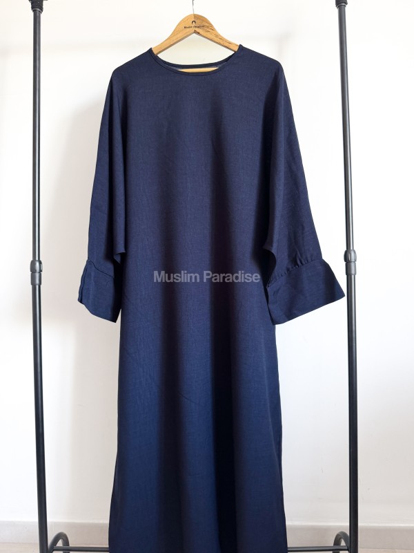 Abaya de lino - Abaya básica - Muslim Paradise