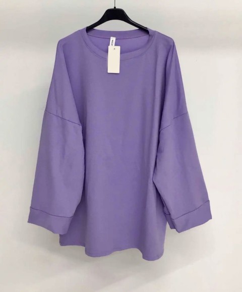 t-shirt manches longues lilas