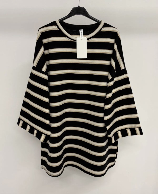 T-shirt coton à rayures Muslim Paradise