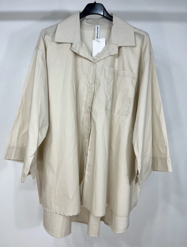 Camisa de algodón de manga larga extragrande y barata - Muslim Paradise