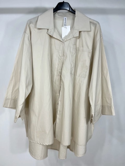 Chemise 100% coton manches longues