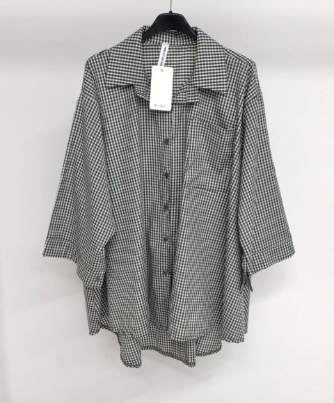 Chemise à Carreaux Oversize manches longue coton pas cher - Muslim Paradise