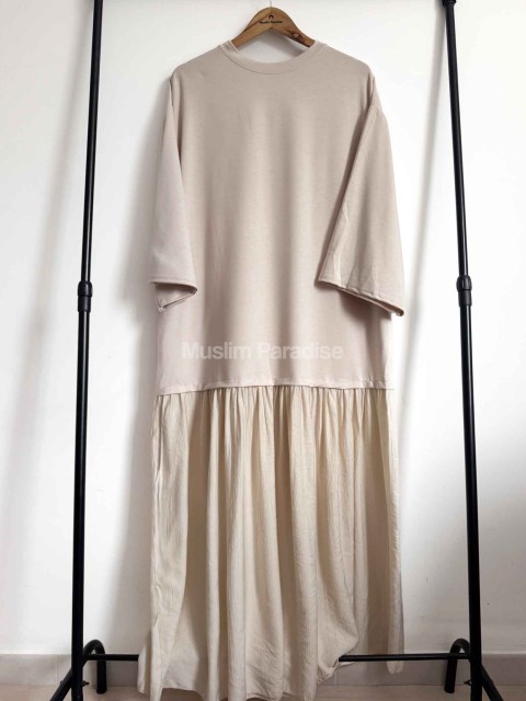 Robe coton beige