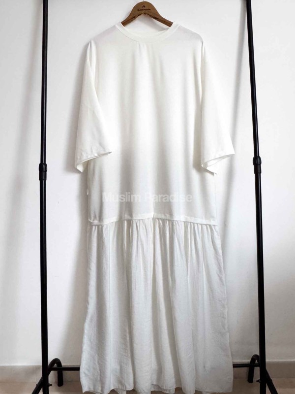 Robe coton blanche