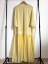 Vestido tipo camiseta informal de algodón con un moderno bajo con volantes - Muslim Paradise