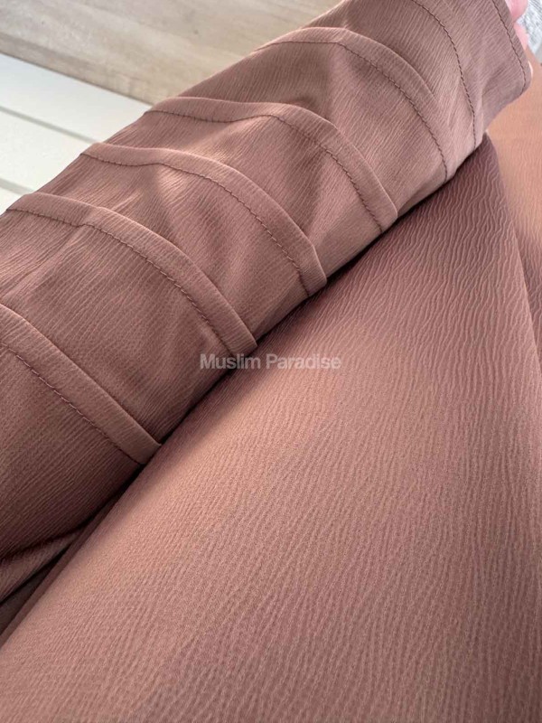 Abaya elegante y con textura - Abaya modesta para mujeres musulmanas
