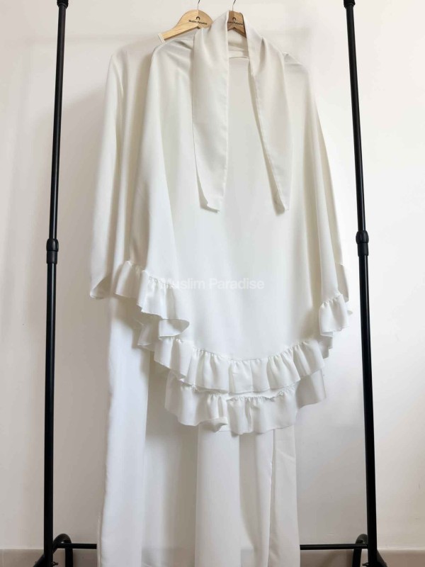 Ensemble de Prière Femme à Volants - abaya et khimar - Muslim Paradise