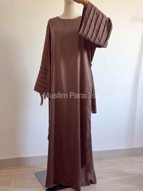 Abaya elegante y con textura - Abaya modesta para mujeres musulmanas