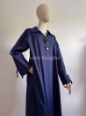 Vestido largo de algodón con cuello camisero - Corte holgado y elegante - Muslim Paradise