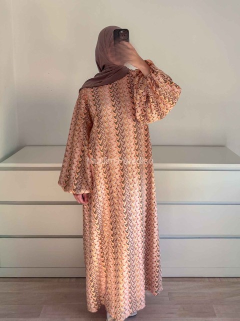 Robe Longue Dentelle Brodée Luxe - Robe Modeste Femme - Muslim Paradise