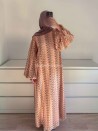 Vestido largo de encaje bordado de lujo - Vestido modesto para mujer - Muslim Paradise