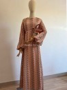 Vestido largo de encaje bordado de lujo - Vestido modesto para mujer - Muslim Paradise