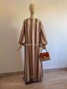Vestido largo de encaje bordado de lujo - Vestido modesto para mujer - Muslim Paradise