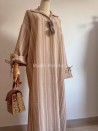Abaya de camisa a rayas - Abaya de verano Muslim Paradise