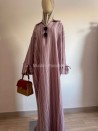 Abaya de camisa a rayas - Abaya de verano Muslim Paradise