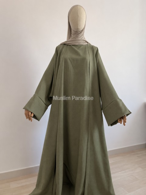 Ensemble Kimono Abaya lin - Muslim Paradise