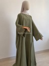 Conjunto Kimono Abaya lino