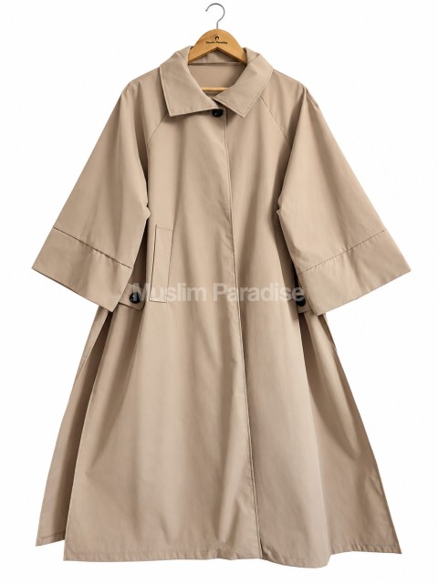 Trench cape femme ample à poches - Muslim Paradise - Vehement tendance Muslim