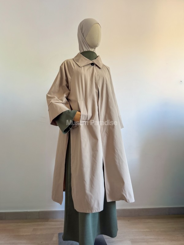 Trench cape femme ample à poches - Muslim Paradise - Vehement tendance Muslim