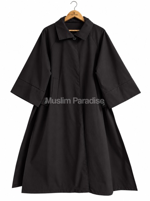 Trench cape femme ample à poches - Muslim Paradise - Vehement tendance Muslim