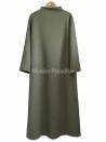 Abaya de viscosa con cuello alto - Muslim Paradise