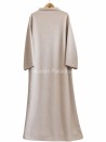 Abaya de viscosa con cuello alto - Muslim Paradise