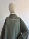 Abaya de viscosa con cuello alto - Muslim Paradise