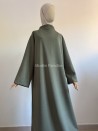 Abaya de viscosa con cuello alto - Muslim Paradise
