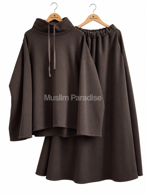 Ensemble Sweat et jupe en jersey épais - Muslim Paradise