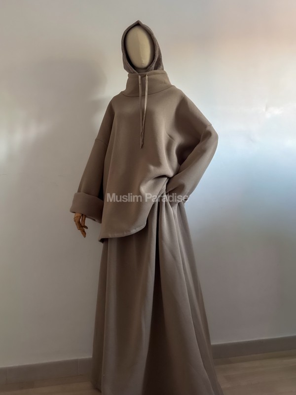 Ensemble Sweat et jupe en jersey épais - Muslim Paradise