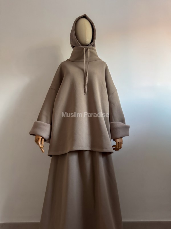 Conjunto falda y sudadera de punto - Muslim Paradise