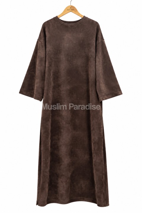 Abaya velours chaude fabriquée en France - Muslim Paradise