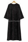 Abaya de terciopelo hecha en Francia - Muslim Paradise