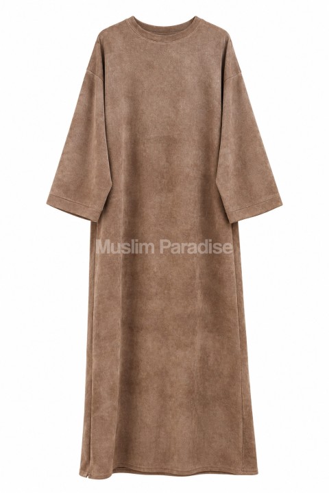 Abaya de terciopelo hecha en Francia - Muslim Paradise