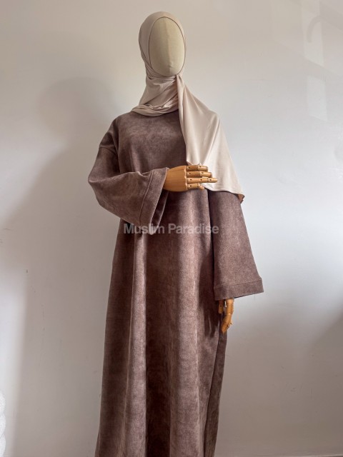 Abaya velours chaude fabriquée en France - Muslim Paradise