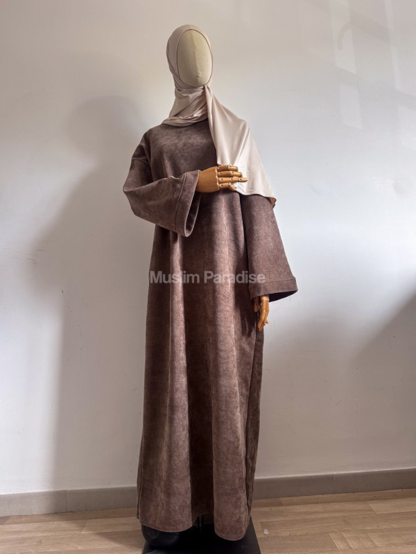 Abaya velours chaude fabriquée en France - Muslim Paradise