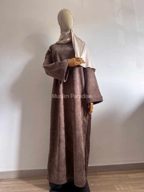 Abaya velours chaude fabriquée en France - Muslim Paradise