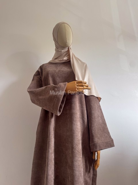 Abaya velours chaude fabriquée en France - Muslim Paradise