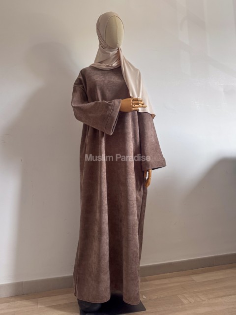 Abaya velours chaude fabriquée en France - Muslim Paradise