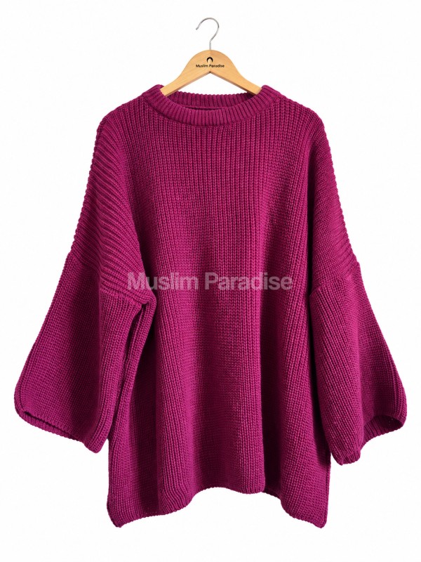 Jersey oversize de punto prémium - Muslim Paradise